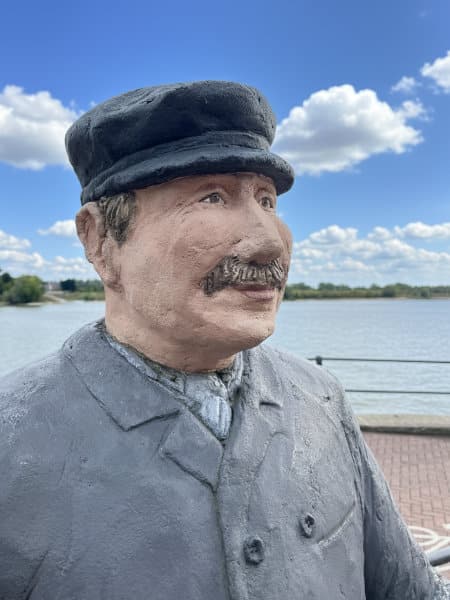 Gesicht des Reeser Sackendrääger