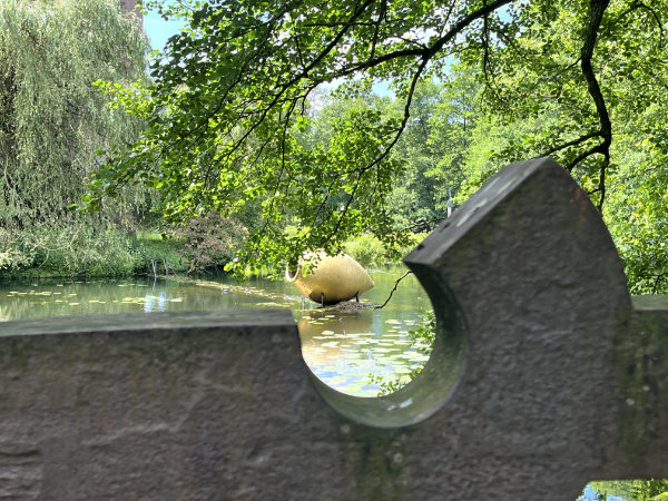 Blickachse im Park von Schloss Moyland Blickachse im Park von Schloss Moyland