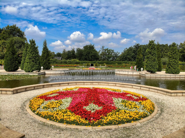 Themengarten in den Schlossgärten Arcen