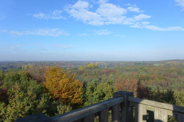 Blick von den Hinsbecker Höhen in die niederrheinische Landschaft